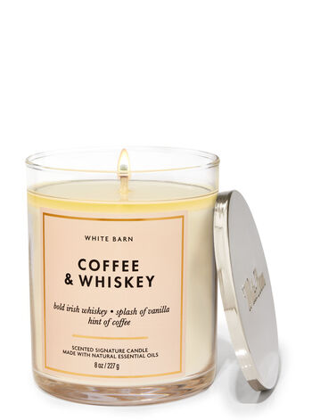 best bath & body works candle coffee & whiskey