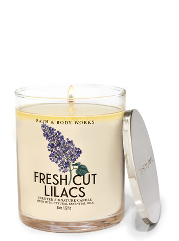 best bath & body works candle fresh cut lilacs